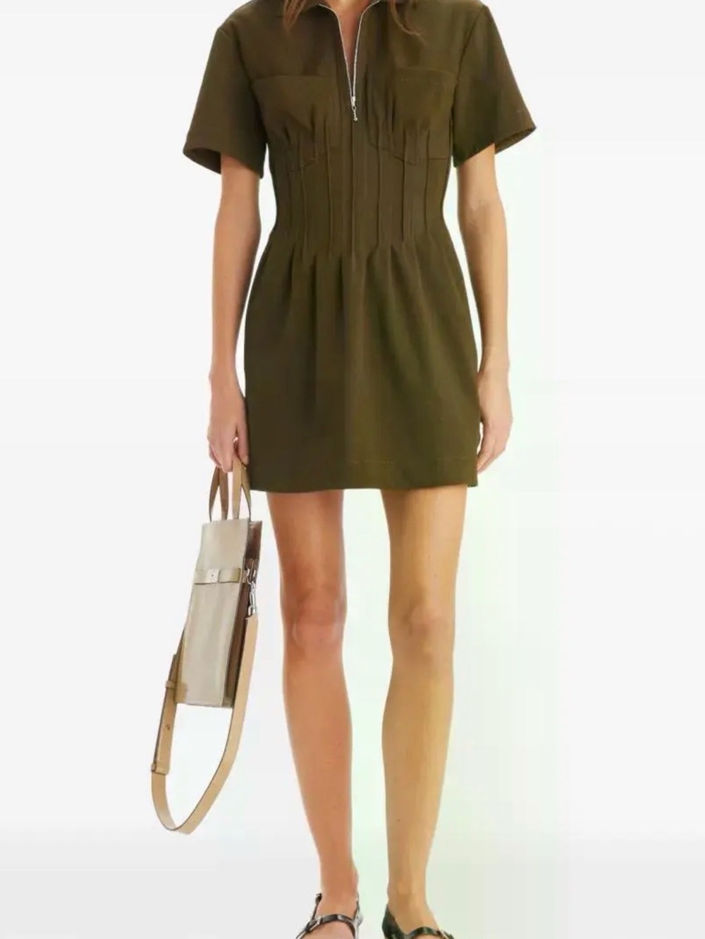 Tory Burch Zip Front Dress - Picture 1 of 7